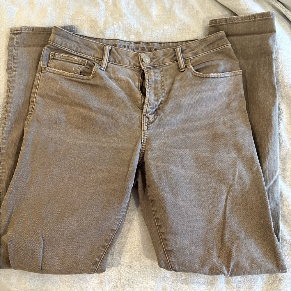[3 for $20] American Age Women's Straight Leg Jeans in Tan